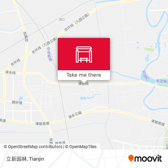 立新园林 map