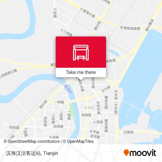 滨海汉沽客运站 map