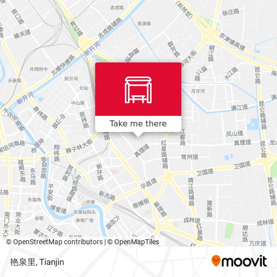 艳泉里 map