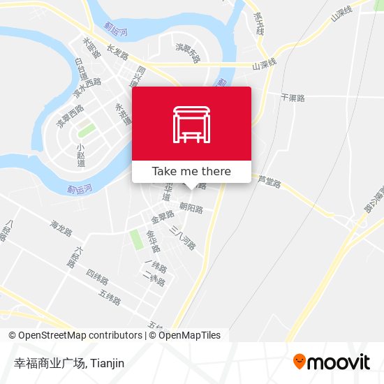 幸福商业广场 map