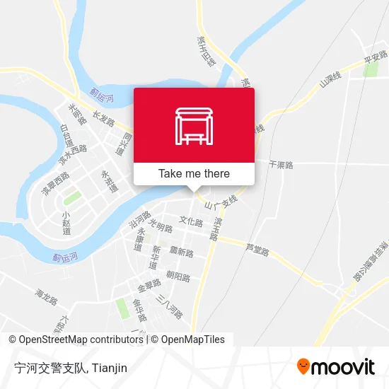 宁河交警支队 map