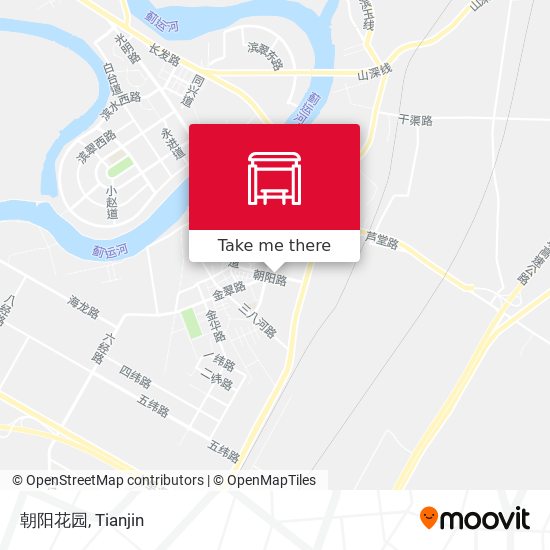 朝阳花园 map
