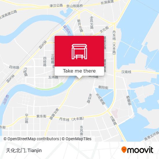 天化北门 map