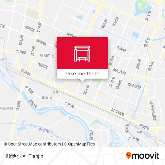 顺驰小区 map