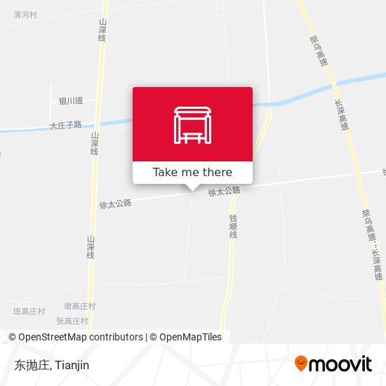 东抛庄 map