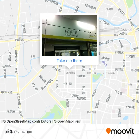 咸阳路 map