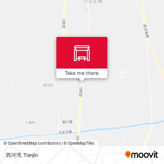 西河湾 map