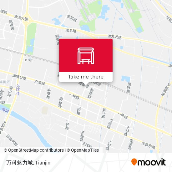 万科魅力城 map