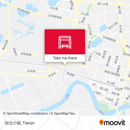 胡北小镇 map