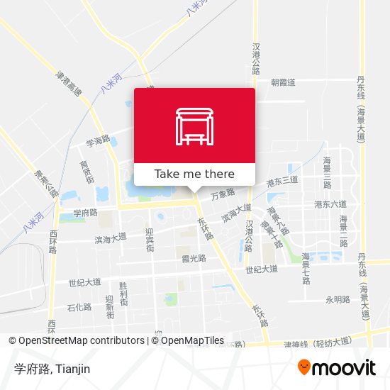 学府路 map