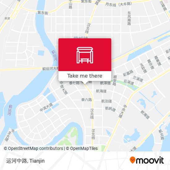 运河中路 map