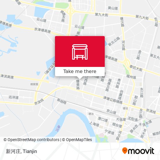 新河庄 map