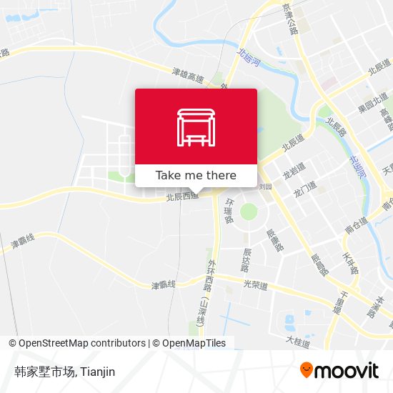 韩家墅市场 map