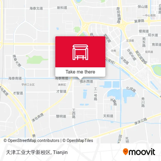 天津工业大学新校区 map