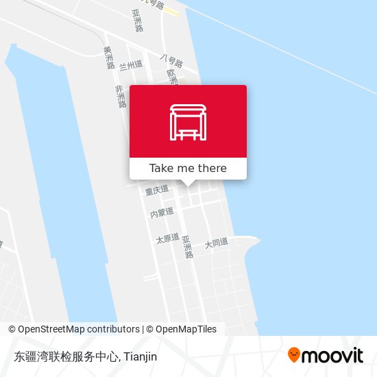 东疆湾联检服务中心 map