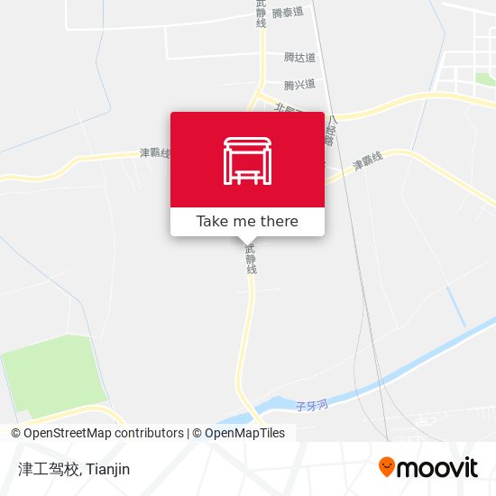 津工驾校 map