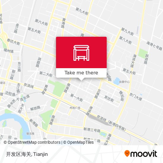 开发区海关 map