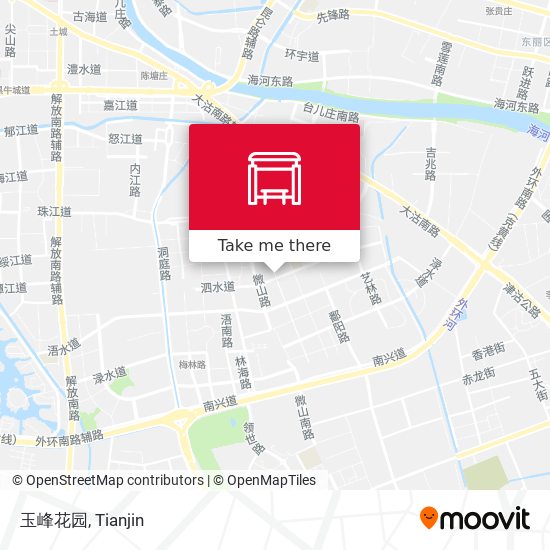 玉峰花园 map