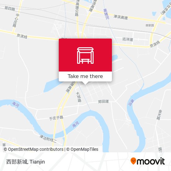 西部新城 map