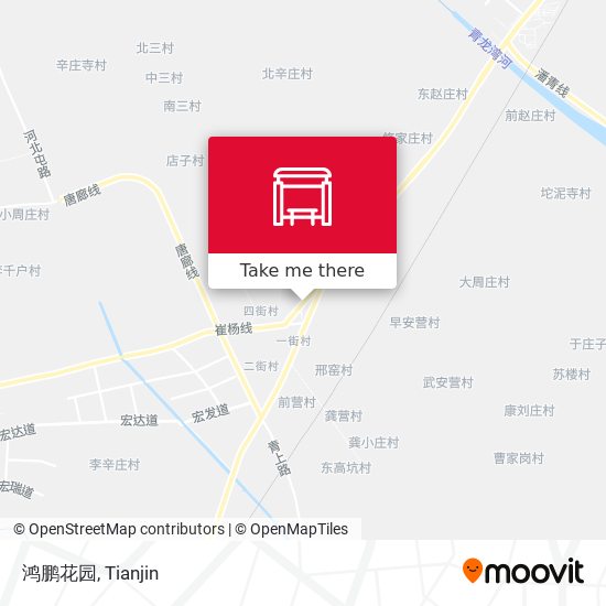 鸿鹏花园 map