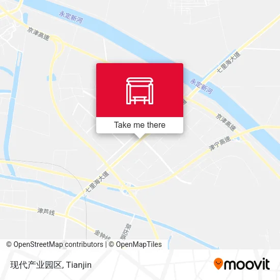 现代产业园区 map