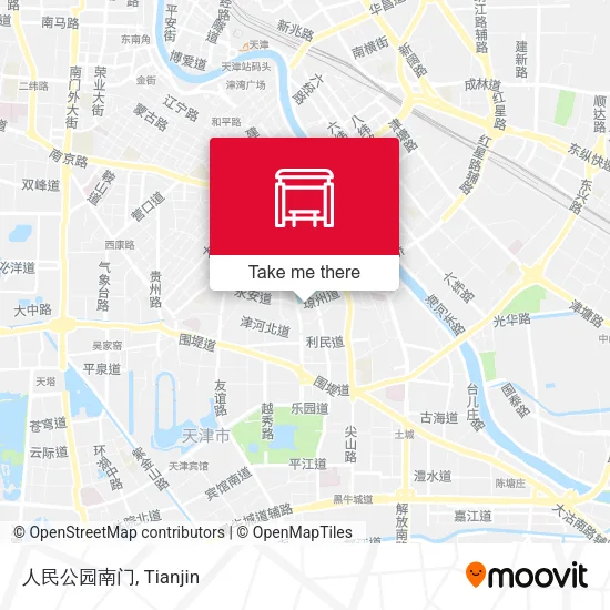 人民公园南门 map