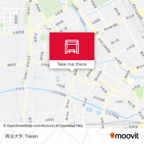 商业大学 map