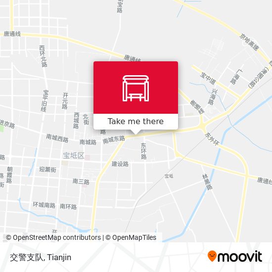 交警支队 map