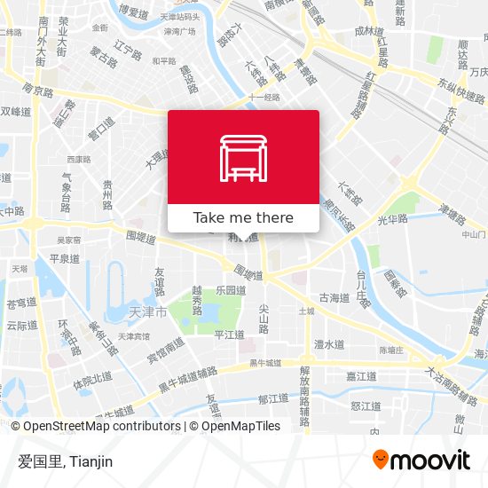 爱国里 map