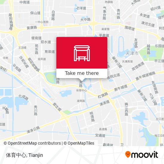 体育中心 map