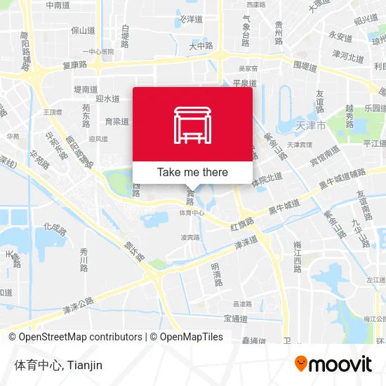 体育中心 map
