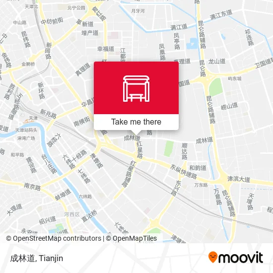 成林道 map