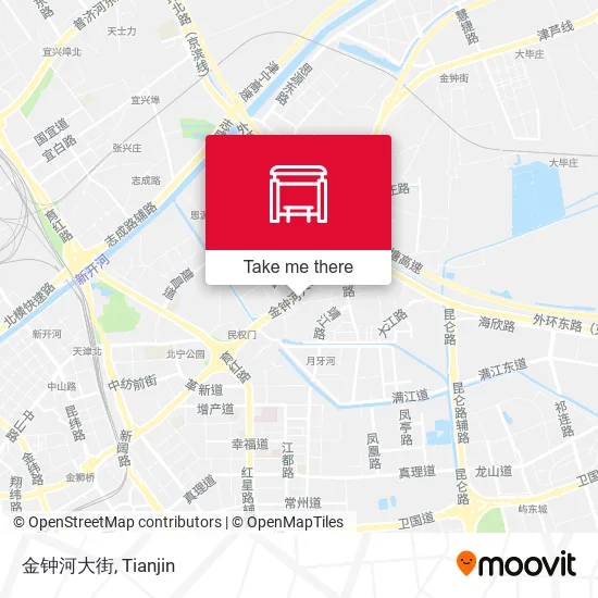 金钟河大街 map