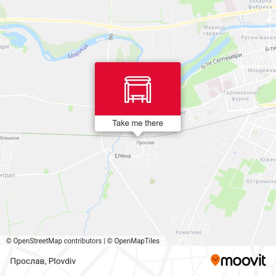 Прослав map