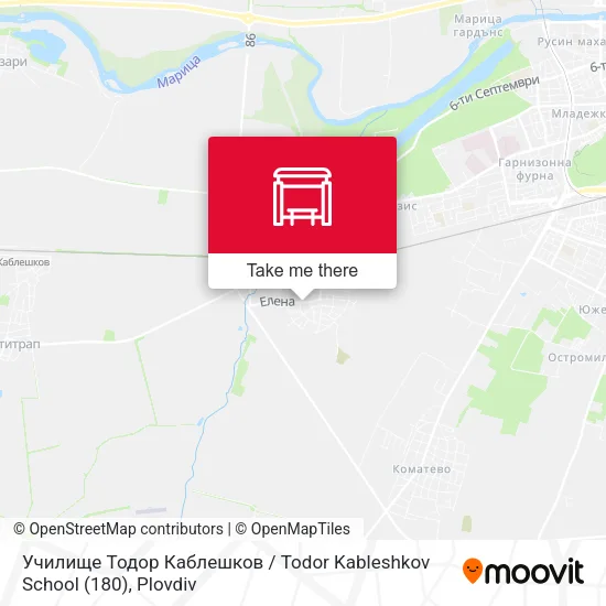 Карта Училище Тодор Каблешков / Todor Kableshkov School (180)