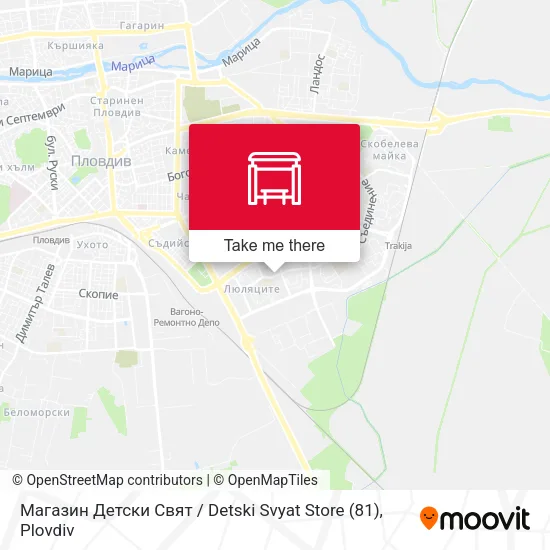 Карта Магазин Детски Свят / Detski Svyat Store (81)