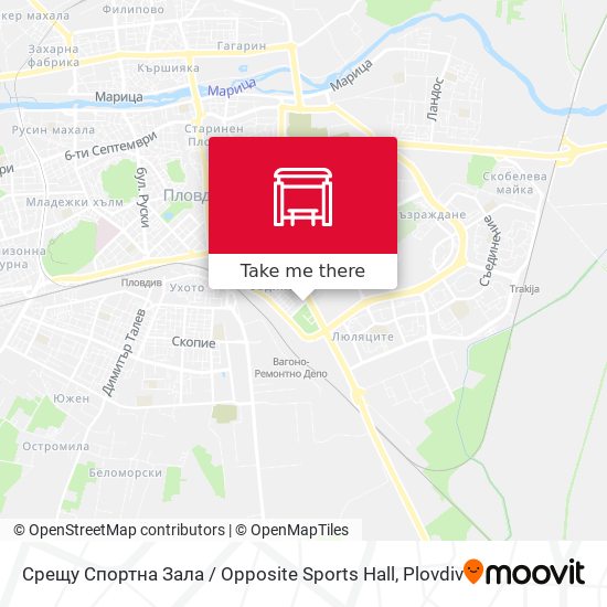 Карта Срещу Спортна Зала / Opposite Sports Hall