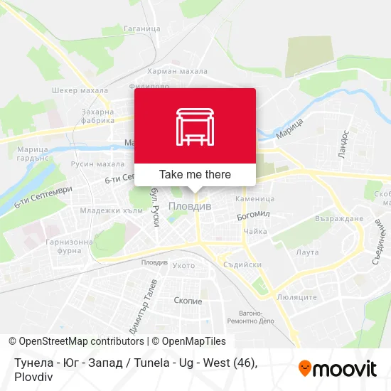 Карта Тунела - Юг - Запад / Tunela - Ug - West (46)