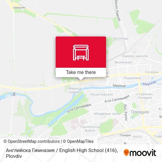 Английска Гимназия / English High School (416) map