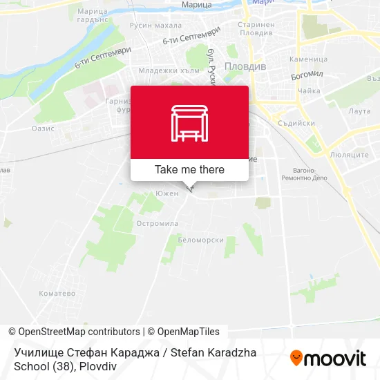 Училище Стефан Караджа / Stefan Karadzha School (38) map