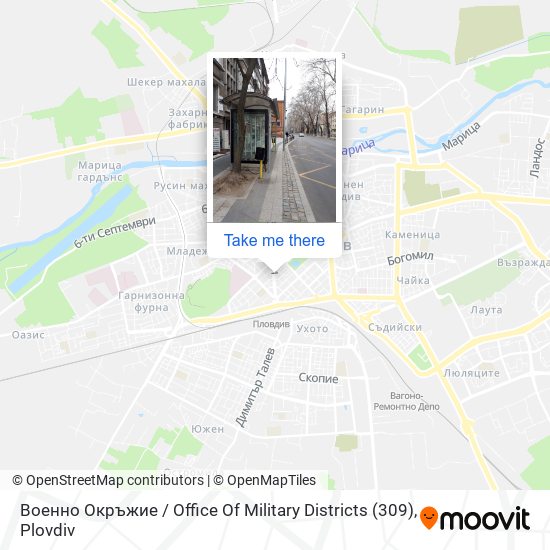 Карта Военно Окръжие / Office Of Military Districts (309)