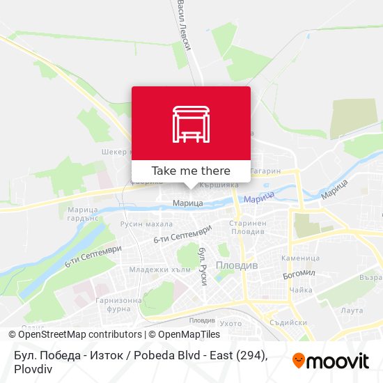 Бул. Победа - Изток / Pobeda Blvd - East (294) map
