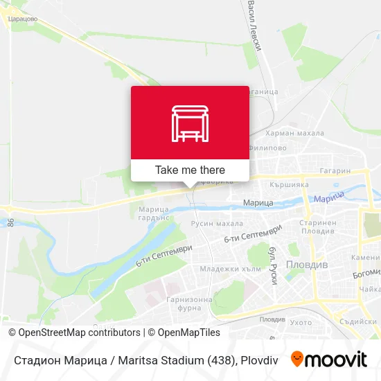Стадион Марица / Maritsa Stadium (438) map