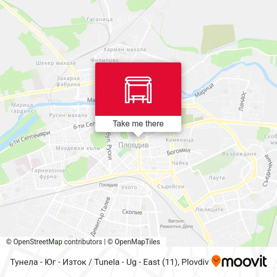 Карта Тунела - Юг - Изток / Tunela - Ug - East (11)