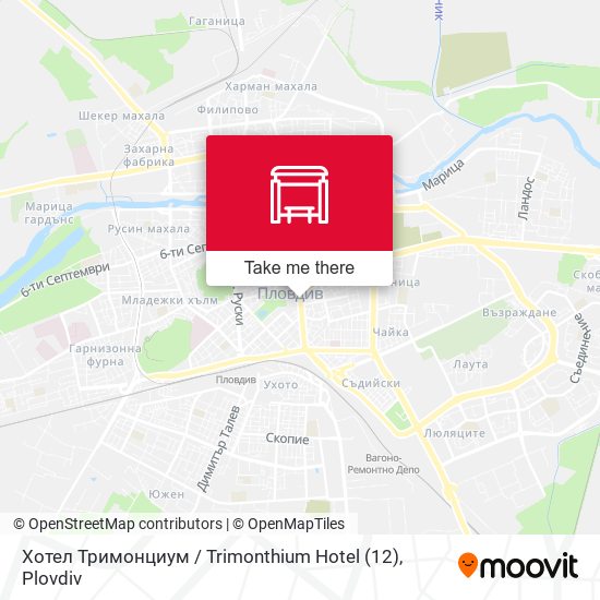 Хотел Тримонциум / Trimonthium Hotel (12) map