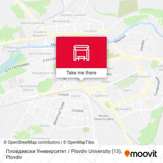 Пловдивски Университет / Plovdiv University (13) map