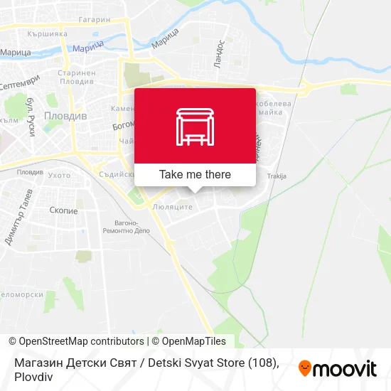 Карта Магазин Детски Свят / Detski Svyat Store (108)