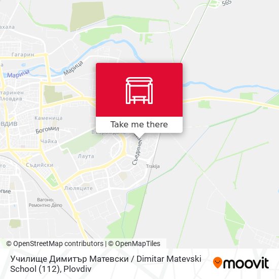 Карта Училище Димитър Матевски / Dimitar Matevski School (112)