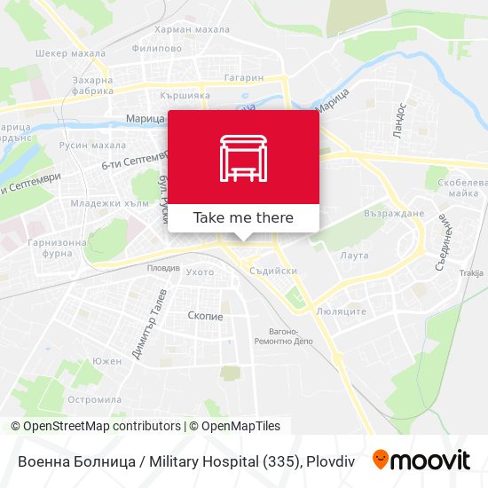 Карта Военна Болница / Military Hospital (335)