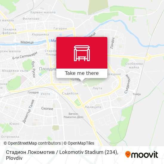 Стадион Локомотив / Lokomotiv Stadium (234) map